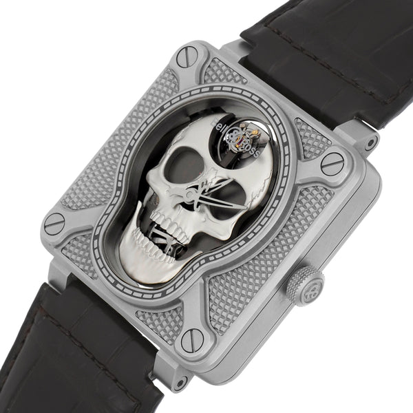 Reloj Bell & Ross para caballero modelo BR01 Laughing Skull.