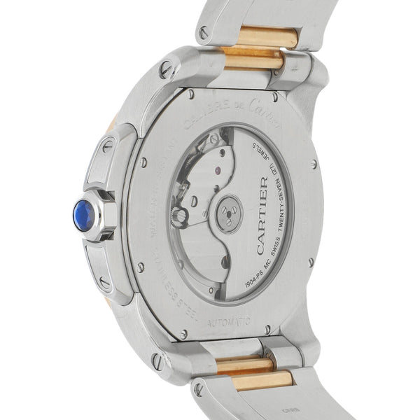 Reloj Cartier para caballero modelo Calibre de Cartier vistas en oro rosa 18 kilates.