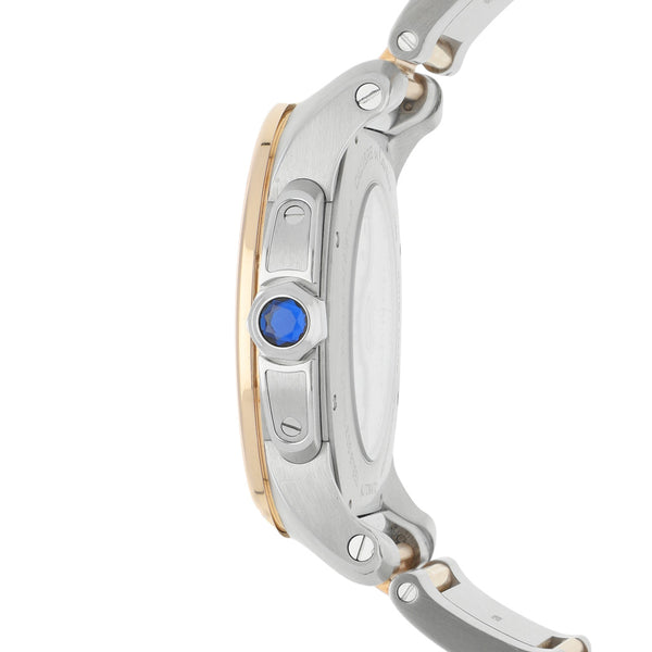 Reloj Cartier para caballero modelo Calibre de Cartier vistas en oro rosa 18 kilates.