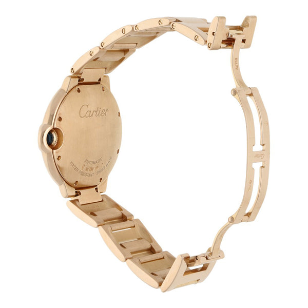 Reloj Cartier para dama modelo Ballon Bleu en oro rosa 18 kilates.