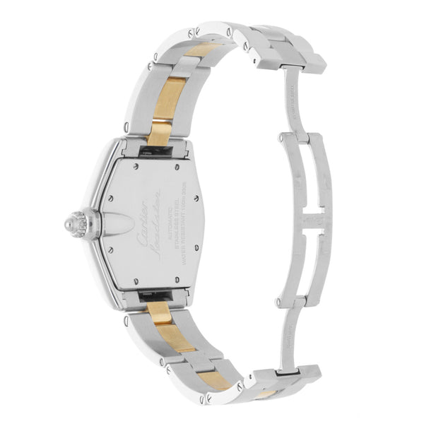 Reloj Cartier para caballero modelo Roadster vistas en oro amarillo 18 kilates.