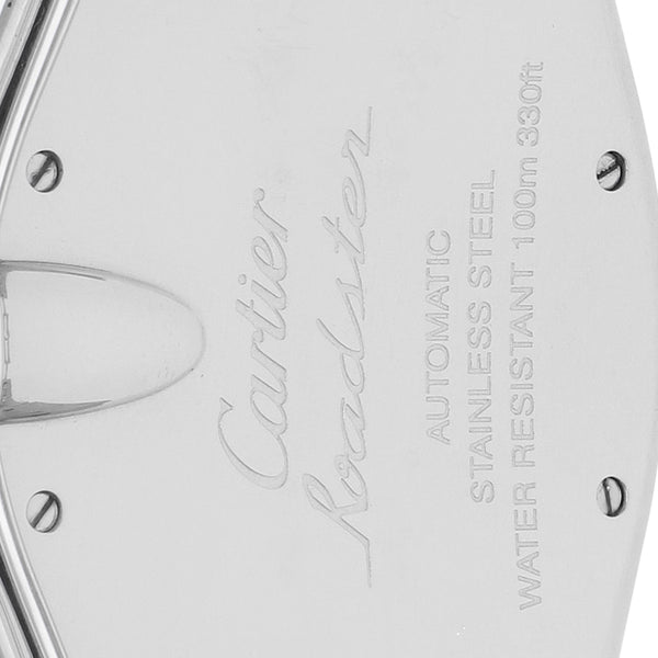 Reloj Cartier para caballero modelo Roadster vistas en oro amarillo 18 kilates.