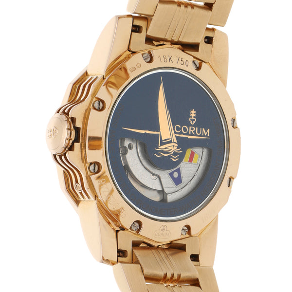 Reloj Corum para caballero modelo Admiral's Cup Tides en oro rosa 18 kilates.