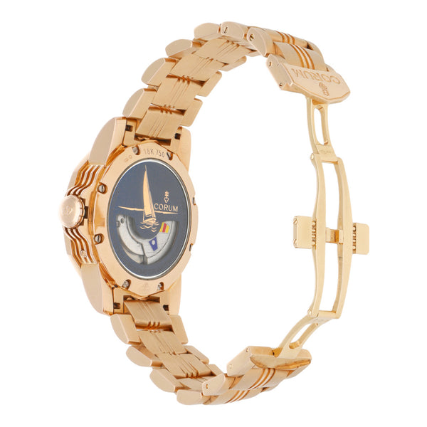 Reloj Corum para caballero modelo Admiral's Cup Tides en oro rosa 18 kilates.