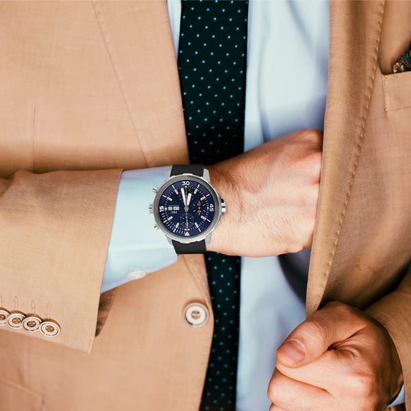 Reloj IWC para caballero modelo Aquatimer Chronograph Expedition Jacques -Yves Cousteau