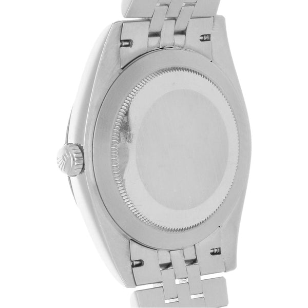 Reloj Rolex para caballero modelo Oyster Perpetual DateJust vistas en oro blanco 18 kilates.