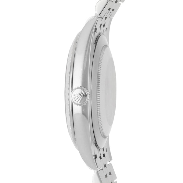 Reloj Rolex para caballero modelo Oyster Perpetual DateJust vistas en oro blanco 18 kilates.