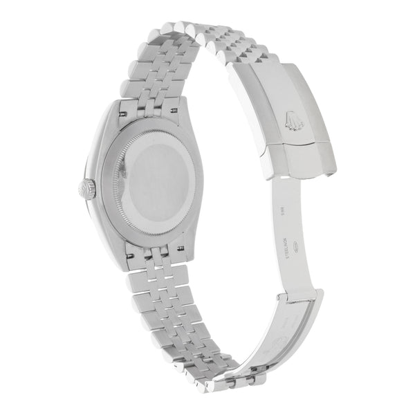 Reloj Rolex para caballero modelo Oyster Perpetual DateJust vistas en oro blanco 18 kilates.