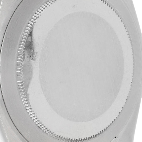 Reloj Rolex para caballero modelo Oyster Perpetual DateJust vistas en oro blanco 18 kilates.