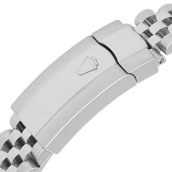 Reloj Rolex para caballero modelo Oyster Perpetual DateJust vistas en oro blanco 18 kilates.