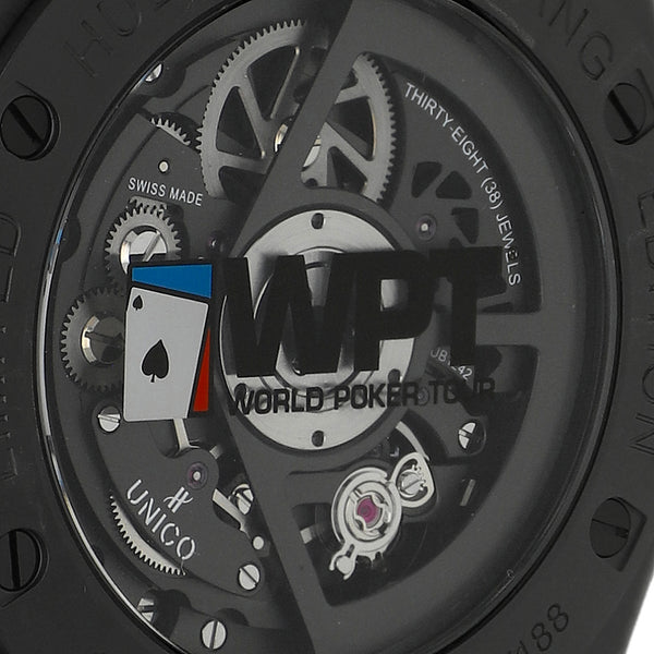 Reloj Hublot para caballero modelo Big Bang Unico edición World Poker Tour.