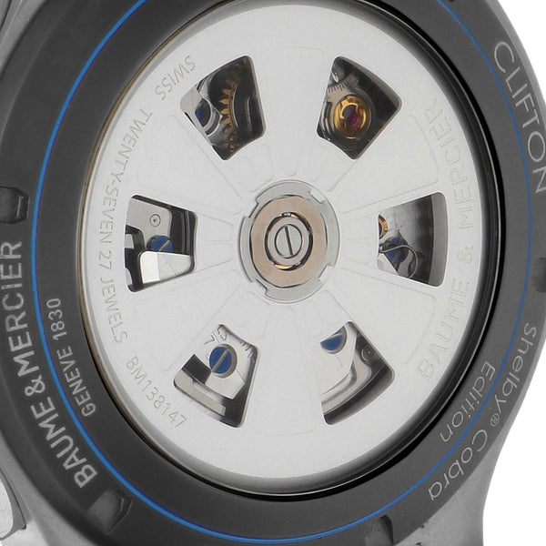 Reloj Baume & Mercier para caballero modelo Clifton Club edición Shelby Cobra.