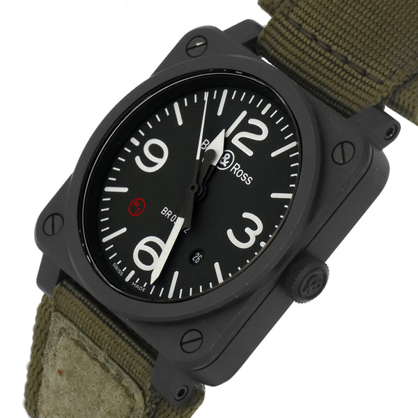 Reloj Bell & Ross para caballero modelo BR 03 Military Type.