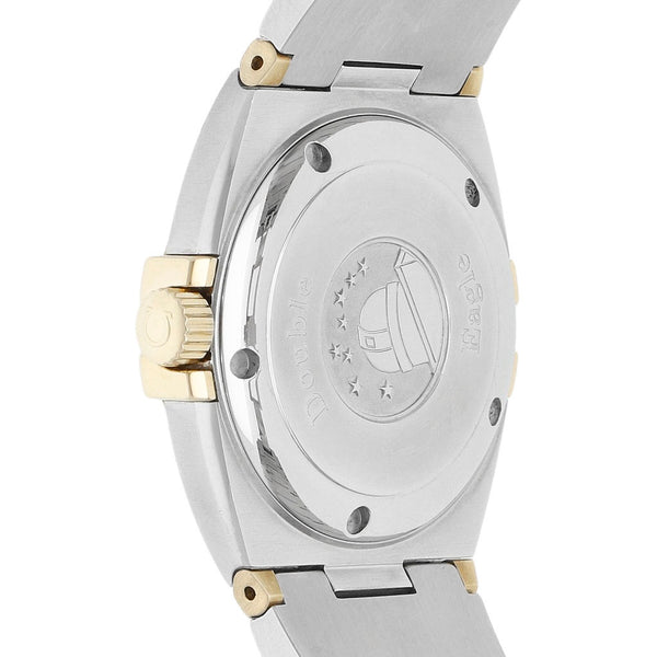 Reloj Omega para caballero modelo Constellation Double Eagle vistas oro amarillo 18 kilates.