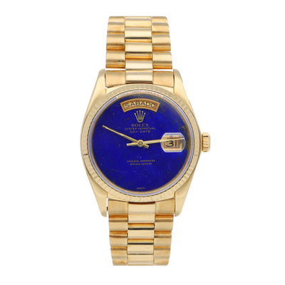 Reloj Rolex para caballero modelo Oyster Perpetual Day-Date en oro dos tonos 18 kilates.