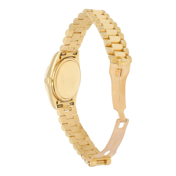 Reloj Rolex para caballero modelo Oyster Perpetual Day-Date en oro dos tonos 18 kilates.