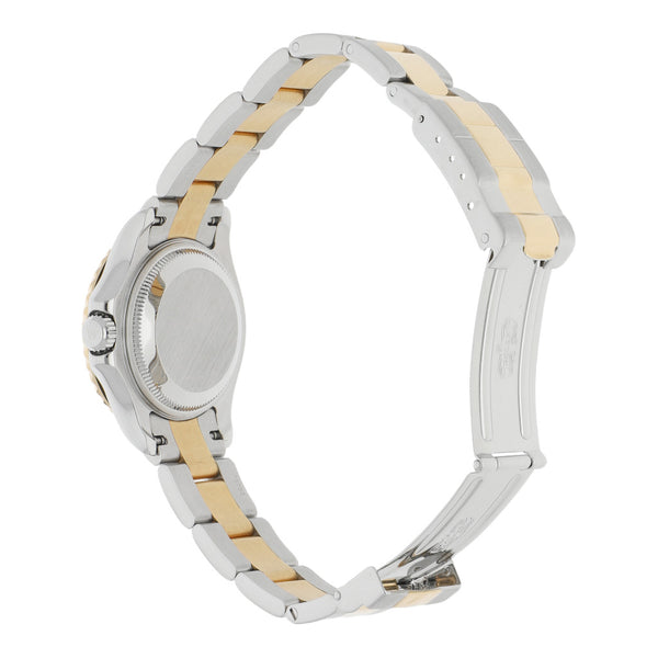 Reloj Rolex para dama modelo Oyster Perpetual Date Yach Master vistas en oro amarillo 18 kilates.