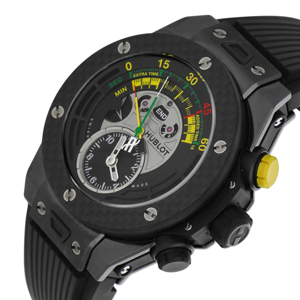Reloj Hublot para caballero modelo Big Bang Unico Bi-Retrograde FIFA Brasil Chronograph.