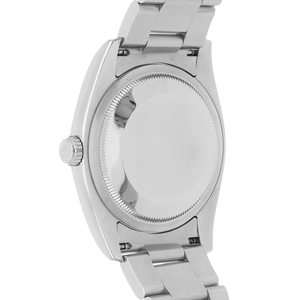 Reloj Rolex para caballero modelo Oyster Perpetual DateJust bisel en oro blanco 18 kilates