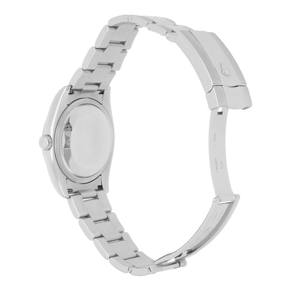 Reloj Rolex para caballero modelo Oyster Perpetual DateJust bisel en oro blanco 18 kilates