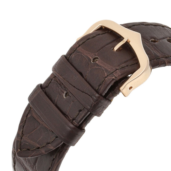 Reloj Cartier para caballero modelo Tank Louis caja y broche en oro rosa 18 kilates.