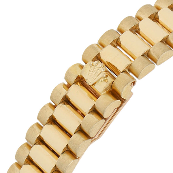 Reloj Rolex para dama modelo Oyster Perpetual DateJust en oro dos tonos 18 kilates.