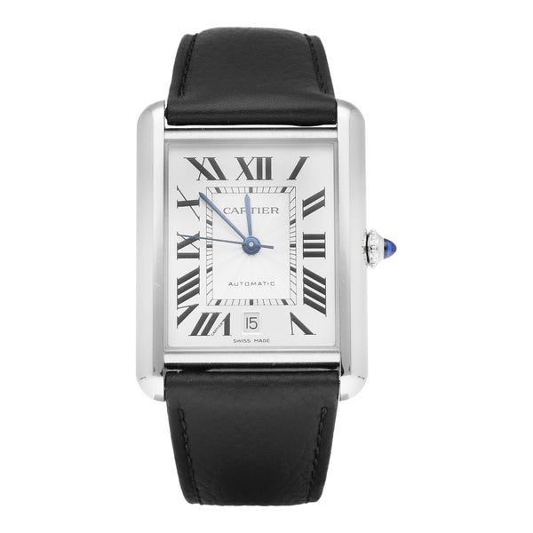 Reloj Cartier para caballero modelo Tank Solo.