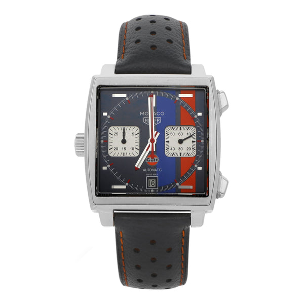 Reloj Tag Heuer para caballero modelo Monaco Gulf.