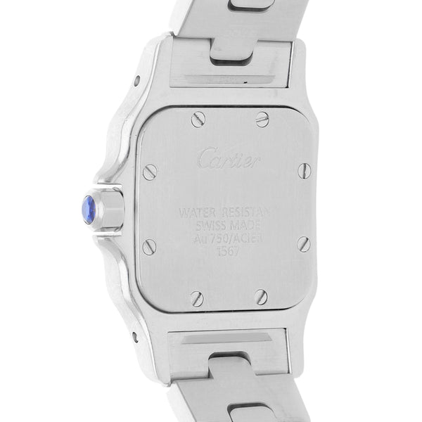 Reloj Cartier para dama modelo Santos Galbée vistas oro amarillo 18 kilates.
