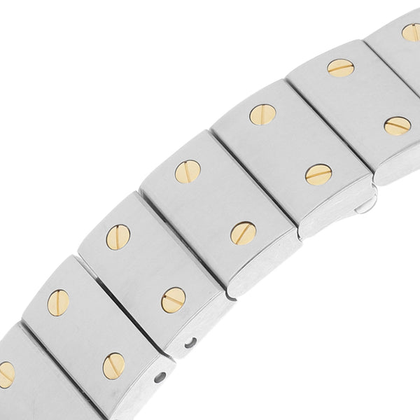 Reloj Cartier para dama modelo Santos Galbée vistas oro amarillo 18 kilates.