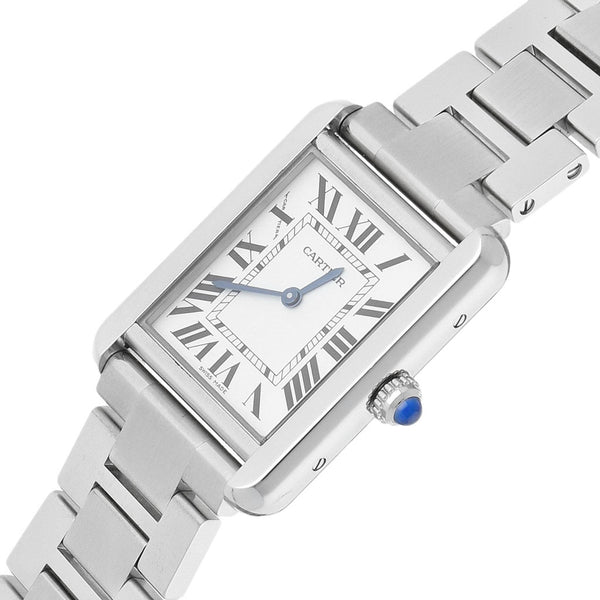 Reloj Cartier para dama modelo Tank Solo.
