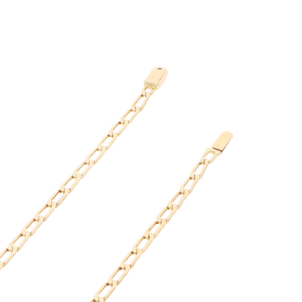 Collar eslabón encontrado en oro amarillo 14 kilates.