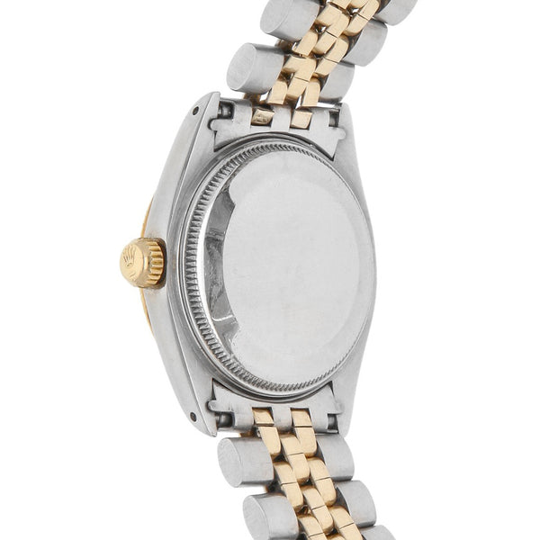 Reloj Rolex para caballero/unisex modelo Oyster Perpetual DateJust vistas oro amarillo 14 kilates.