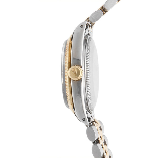 Reloj Rolex para caballero/unisex modelo Oyster Perpetual DateJust vistas oro amarillo 14 kilates.