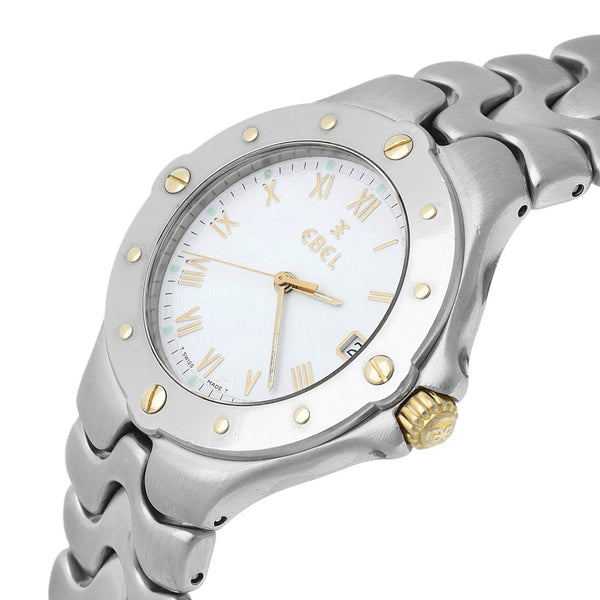 Reloj Ebel para caballero modelo Sportwave vistas oro amarillo 18 kilates.