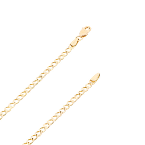 Collar eslabón encontrado en oro amarillo 14 kilates.