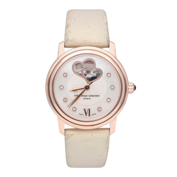 Reloj Frederique Constant para dama modelo Double Heart Beat
