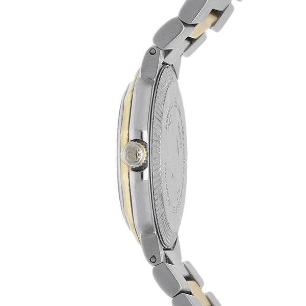 Reloj Baume & Mercier para dama modelo Riviera bisel en oro amarillo 18 kilates.