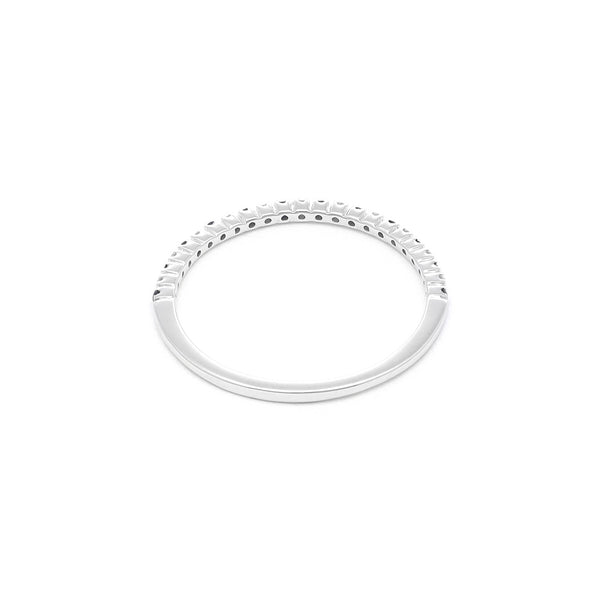 Churumbela con diamantes y zafiros en oro blanco 14 kilates.