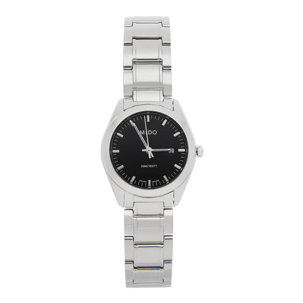 Reloj Mido para dama en acero inoxidable.