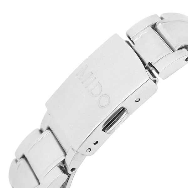 Reloj Mido para dama en acero inoxidable.