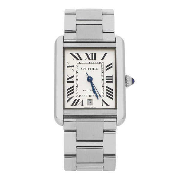 Reloj Cartier para caballero modelo Tank Solo.