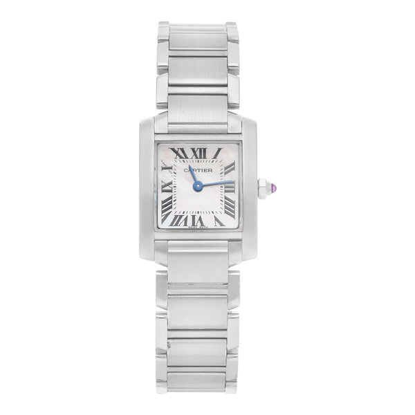 Reloj Cartier para dama modelo Tank Française.