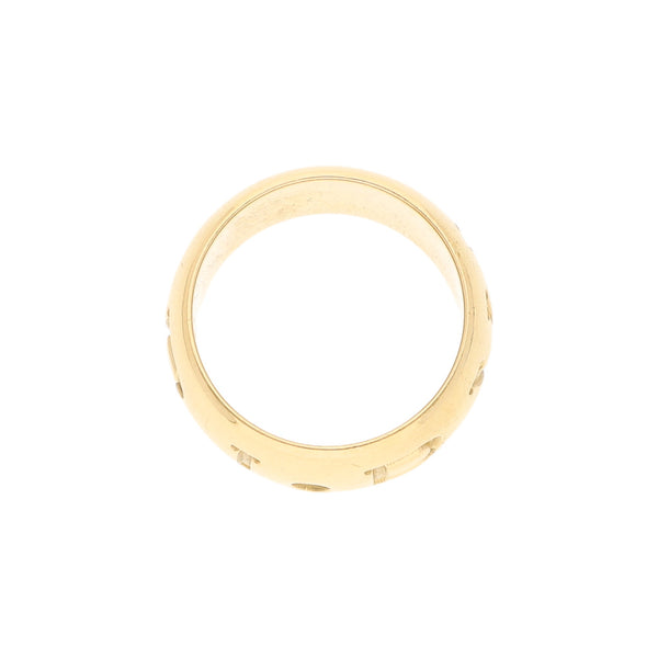 Argolla diseño especial firma Bvlgari en oro amarillo 18 kilates.
