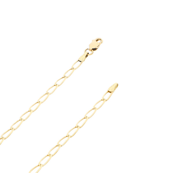 Collar eslabón encontrado en oro amarillo 14 kilates.