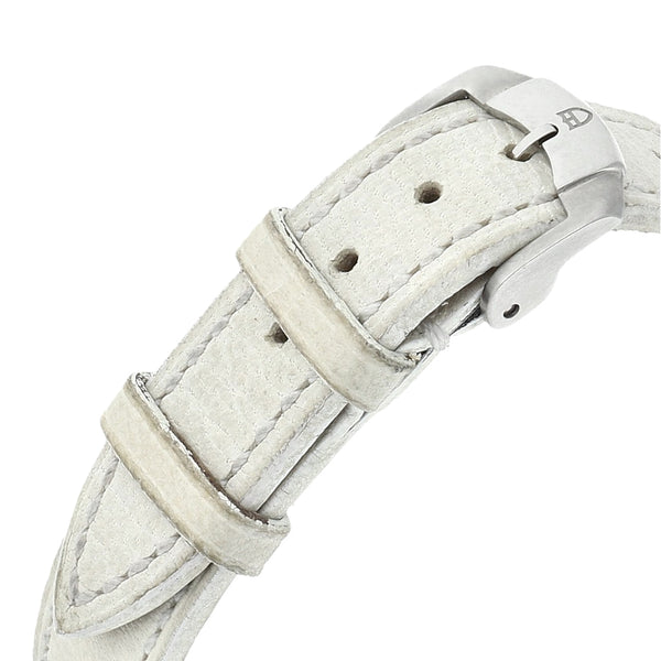 Reloj Tudor para dama caja en acero correa piel.