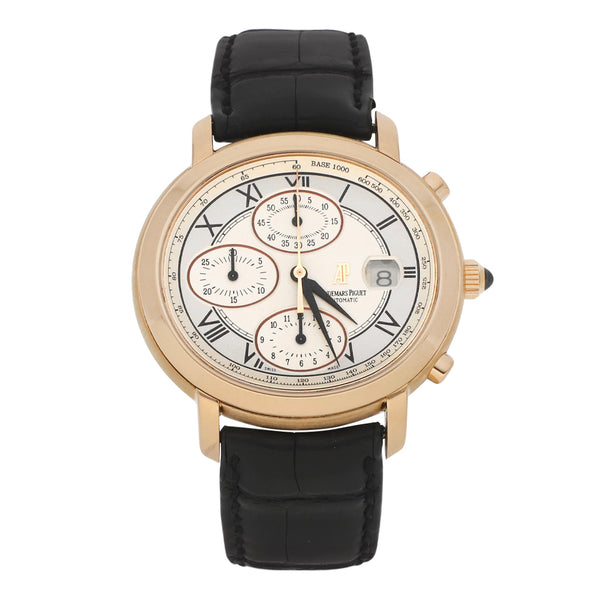 Reloj Audemars Piguet para caballero modelo Millenary caja y broche en oro rosa 18 kilates.