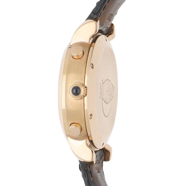 Reloj Audemars Piguet para caballero modelo Millenary caja y broche en oro rosa 18 kilates.