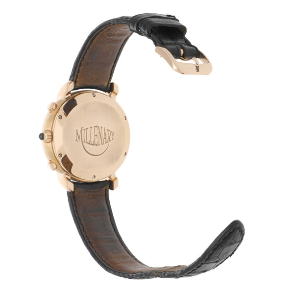 Reloj Audemars Piguet para caballero modelo Millenary caja y broche en oro rosa 18 kilates.