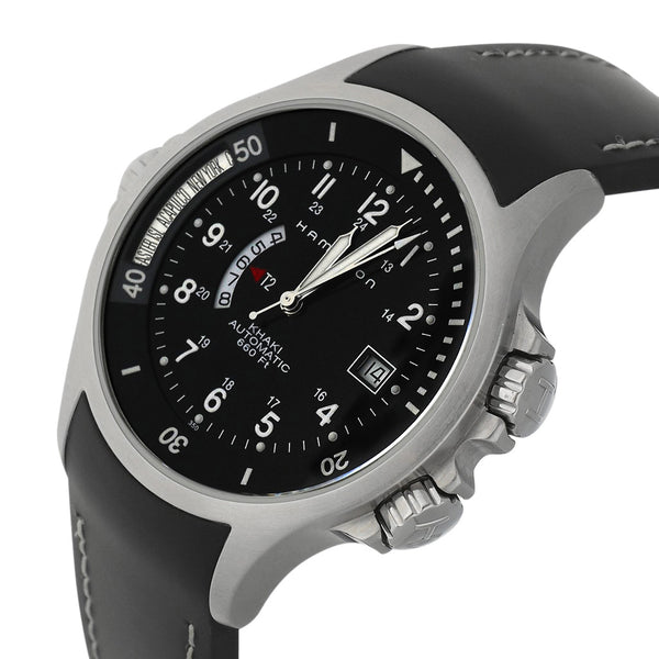 Reloj Hamilton para caballero modelo Khaki Navy GMT.